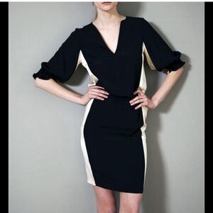 Black and Cream Dress Ulla Johnson size 4 Silk